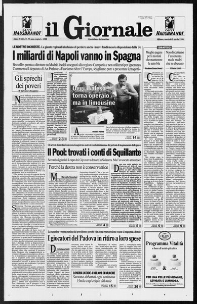 Il giornale : quotidiano del mattino